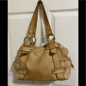 KOOBA Leather Whipstitch Handbag!